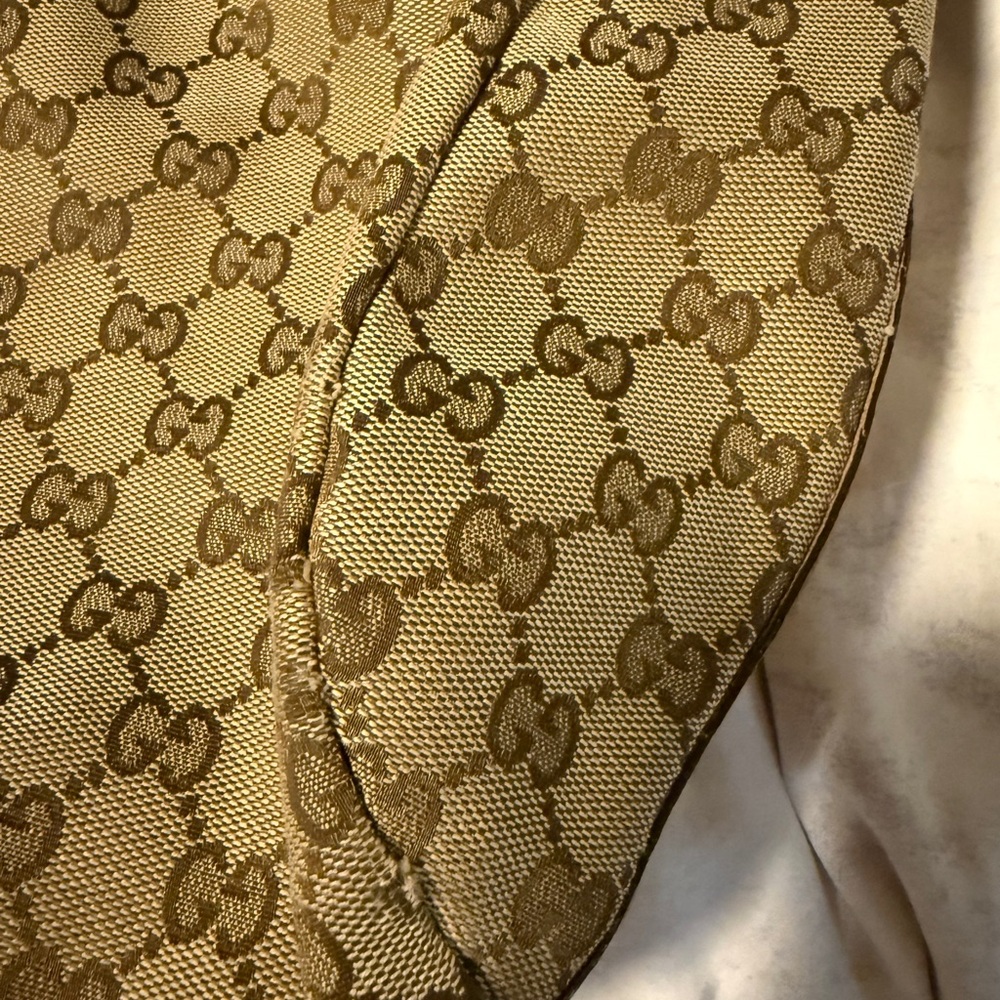 Gucci Brown Monogram Hobo Bag - Picture 9 of 13